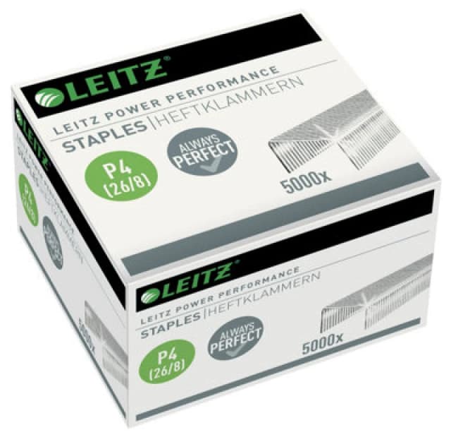 Leitz Power Performance 10-Packs P4 Staples 26/8 (5000)