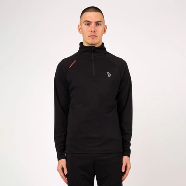 Luke 1977 Indicator Overhead Zip Funnel Neck Sweatshirt Black male S