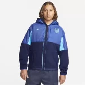 Nike England AWF Mens Winterized Full-Zip Football Jacket - Blue