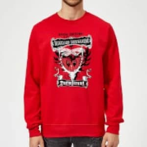 Harry Potter Triwizard Tournament Durmstrang Sweatshirt - Red - L