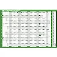 SASCO Fiscal Year Planner Mounted 2024 Landscape Green English 91.5 x 61 cm