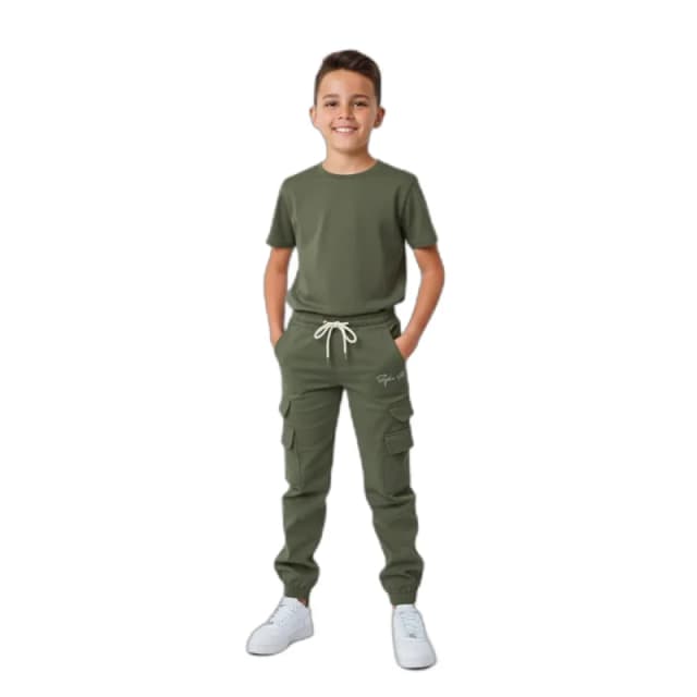 Project X Paris Children's cargo Trousers Project X Paris Vert Male 10/12 ans