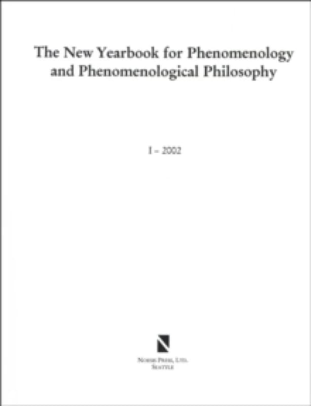 The New Yearbook for Phenomenology and Phenomenological Philosophy : Volume 1 Paperback / softback