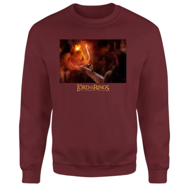 Lord Of The Rings You Shall Not Pass Sweatshirt - Burgundy - L