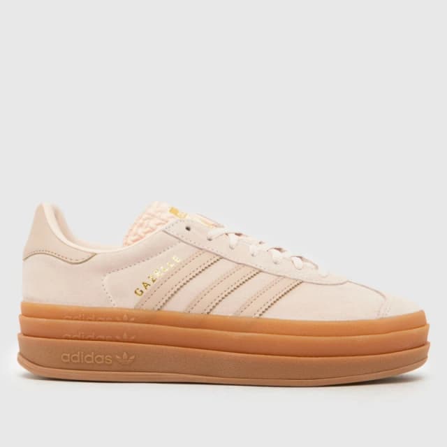 adidas Pale Pink Gazelle Bold Girls Youth Trainers Pale Pink UK 5 (EU 38)