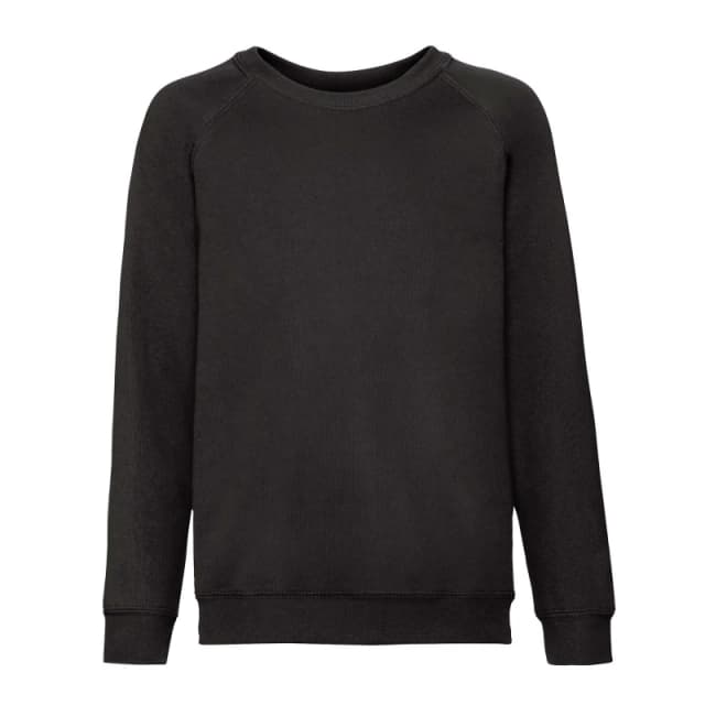 Fruit Of The Loom Classic girls's Children's sweater in Black