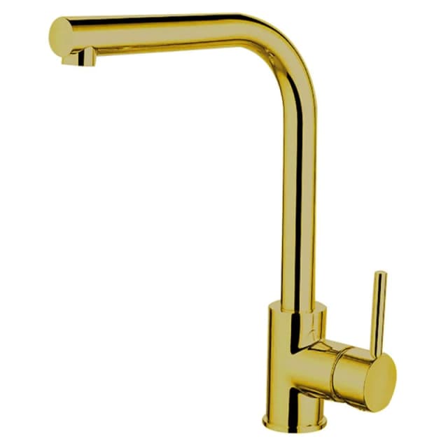 Balterley Traditional Single Lever Kitchen Mixer Tap, Brushed Gold Gold Unisex