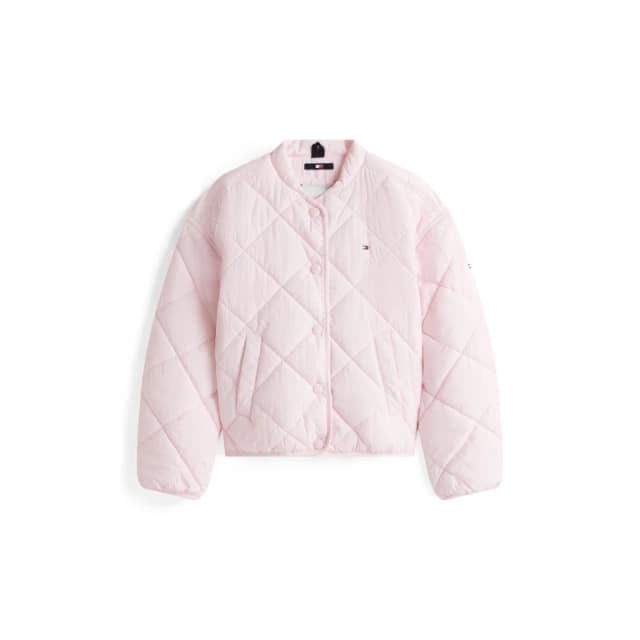 Tommy Hilfiger Kids Quilted Jacket Light Pink TOG female 10Y