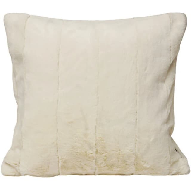 Paoletti Paoletti Empress Alaskan Faux Fur Large Cushion in Cream Size: 55cm x 55cm Cream 55cm x 55cm Unisex 5025532279231