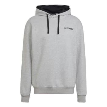 adidas Terrex Logo Graphic Hoodie Mens - Grey