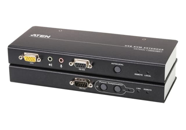Aten ATEN USB VGA KVM Extender with Audio and RS-232 (200m) CE750A
