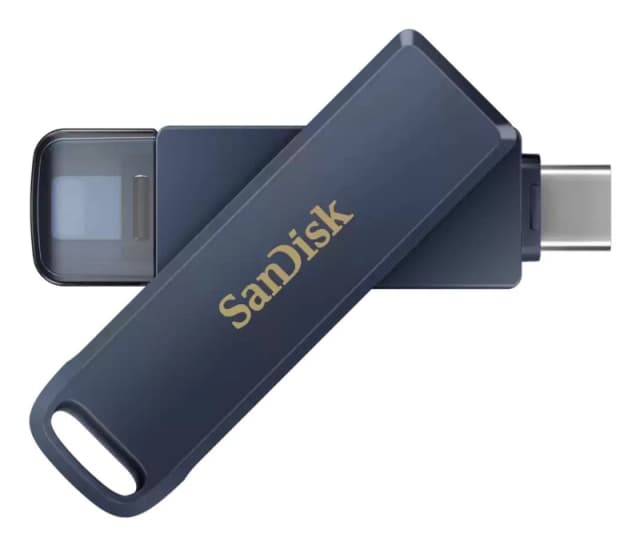 SanDisk SanDisk iXpand USB flash drive 64GB USB Type-C / Lightning 3.2 Gen 1 (3.1 Gen 1) Blue SDIXD0N-064G-GN6NN