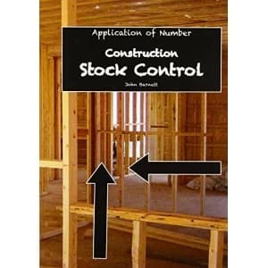 Application of Number: Construction - Stock Control Other printed item 2018