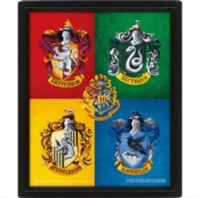 Harry Potter (Colourful Crest) - Framed General merchandise