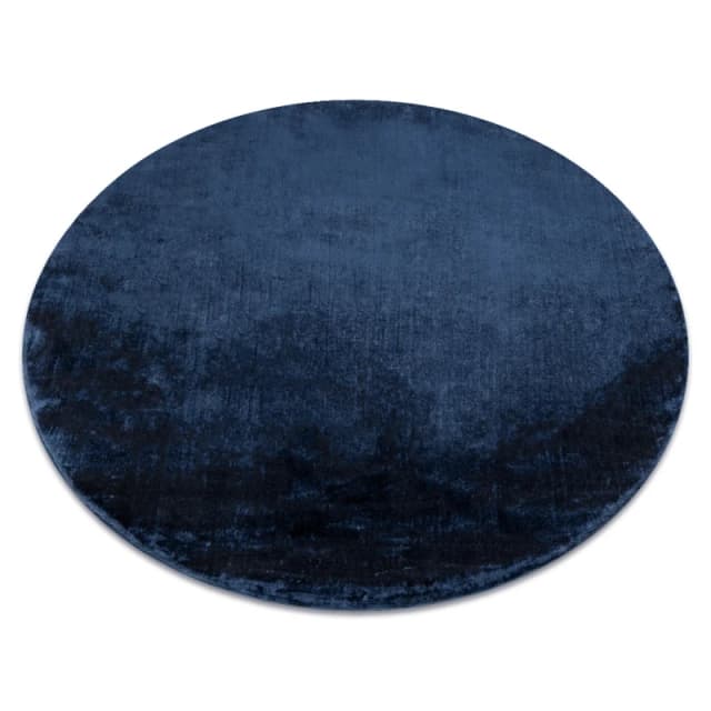 RugsX Visco Rug in Blue Size: 120cm diameter Blue Unisex 120cm diameter