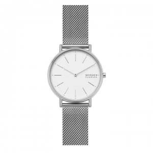 Skagen Signature Silver Mesh Watch - Silver