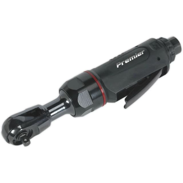 Loops Mini Air Powered Ratchet Wrench - 1/4" Sq Drive - Twist Reverse - Composite Grip Multi