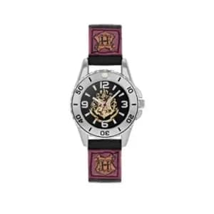 Warner Brothers Harry Potter Black Fabric Strap Watch HP5100