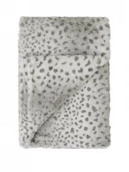 Cascade Home Cheetah Faux Fur Throw