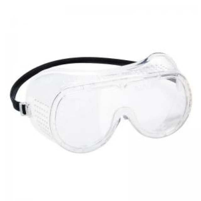 Portwest EN166 Direct Vent Safety Goggles PW20CLR Frame: Clear