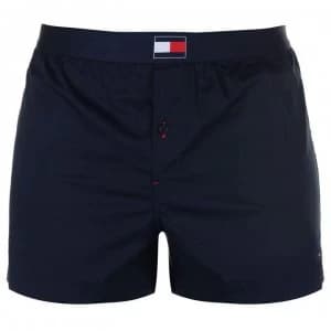 Tommy Bodywear Flag Woven Boxer Shorts - Navy Blazer