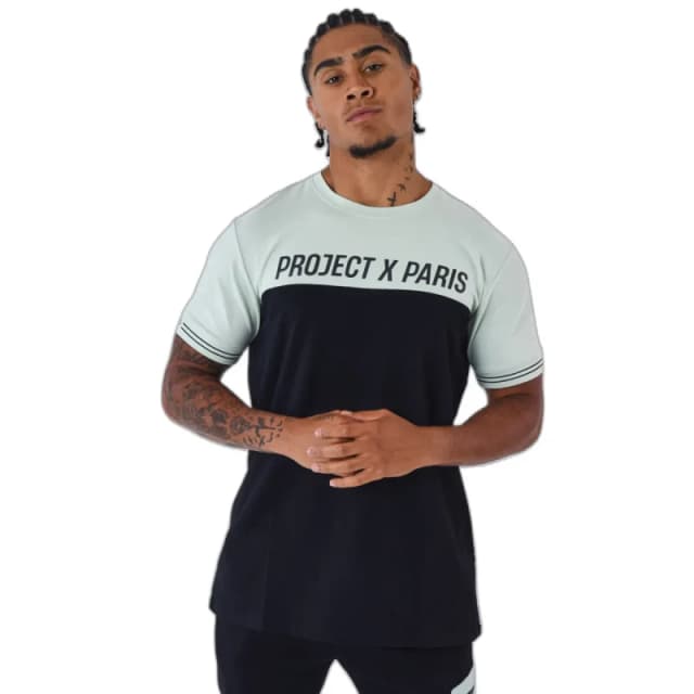 Project X Paris T-Shirt Project X Paris Coloblock Noir Male XS