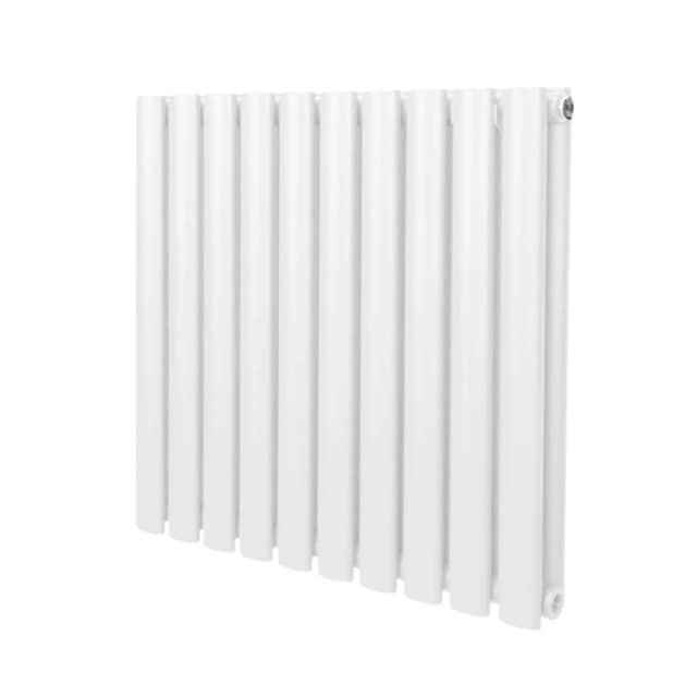 Monstershop Oval Radiator - 600 x 600mm - White White