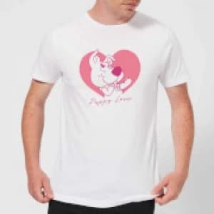 Scooby Doo Puppy Love Mens T-Shirt - White - 3XL