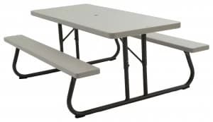 Lifetime Rectangular 6 Person Picnic Table - Grey