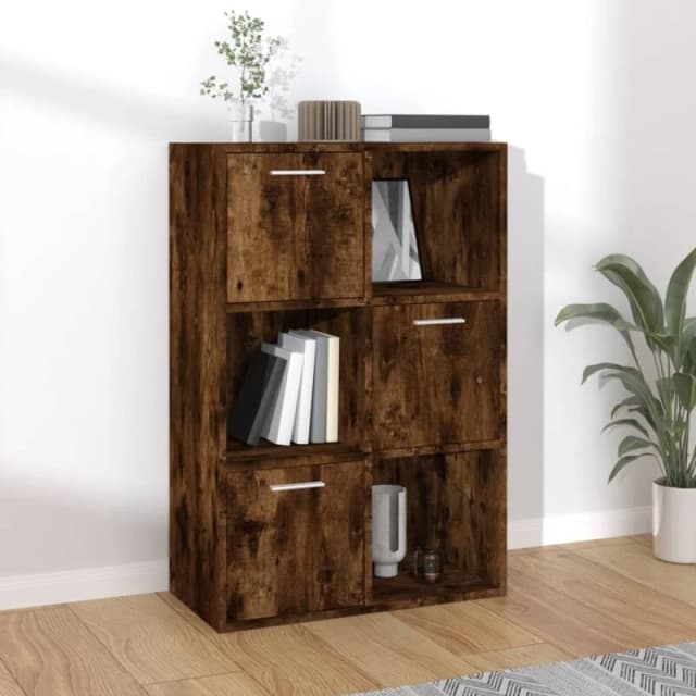 VIDAXL Storage Cabinet Smoked Oak 60x29.5x90cm Vidaxl 8720286954362