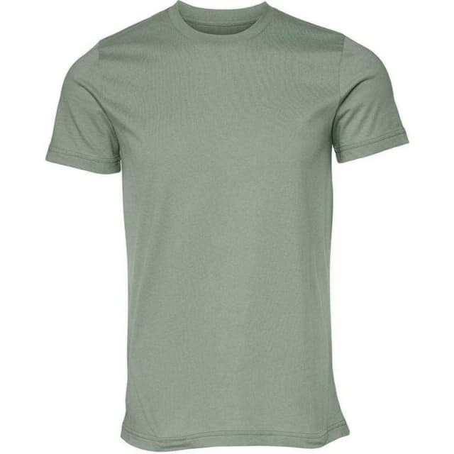 Bella + Canvas Mens Jersey Crew Neck T-Shirt in Mid Grey Size: Medium Mid Grey Male M