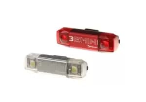 Moon Gemini Front and Rear Bike Light Set