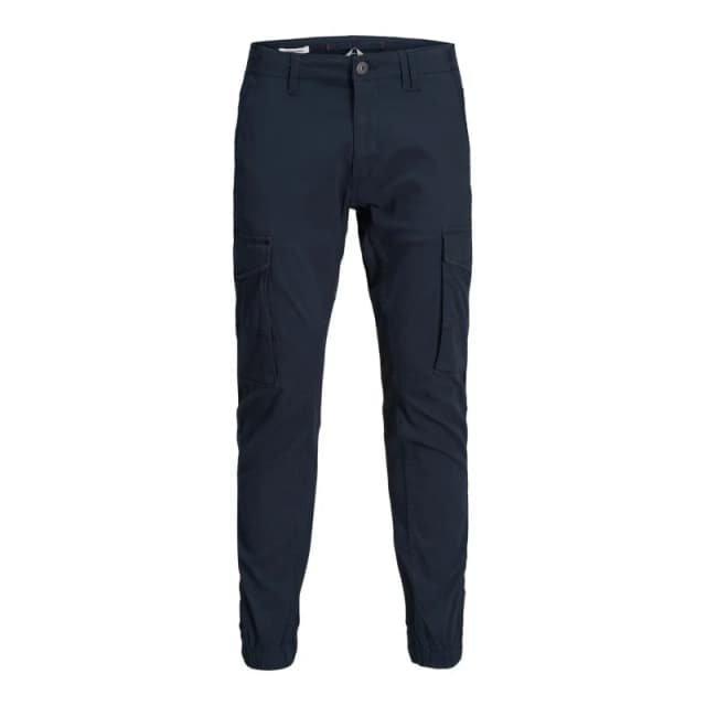 jack & jones Jjipaul Jjflake Cargo Trousers in Organic Cotton, Slim Fit Navy Blue Men W28 L30;W31 L32;W32 L30;W31 L30;W33 L32;W32 L32;W30 L34;W29 L34;