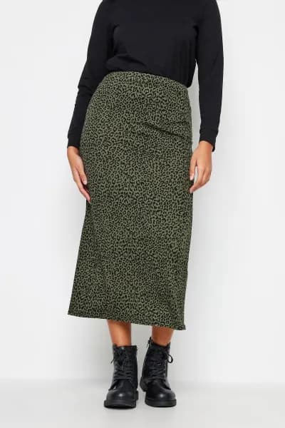 Animal Print Tube Skirt