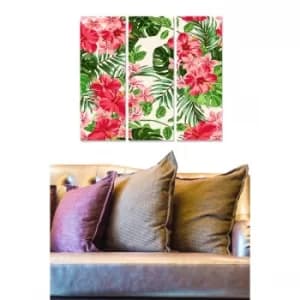 MDF56814761 Multicolor Decorative MDF Painting (3 Pieces)
