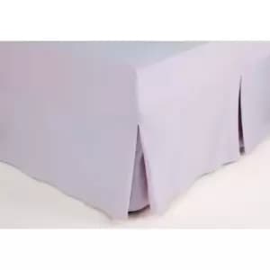 Fitted Sheet Valance King Heather
