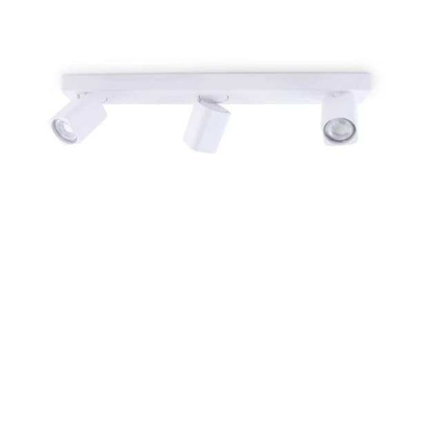 IDEAL LUX Ideal Lux - Rudy 3 Light Ceiling Spotlight Bar White 8021696294810