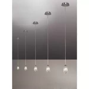 Pietra 1 Bulb G9 pendant light, polished chrome
