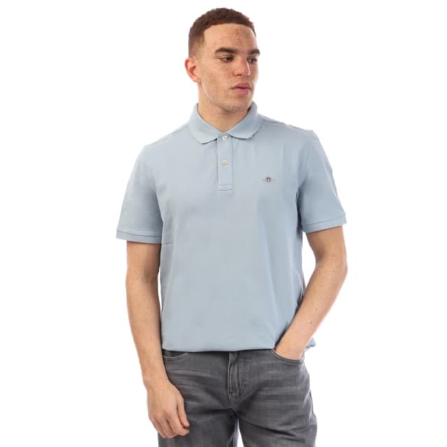 Gant Shield Logo Polo Shirt Blue male S