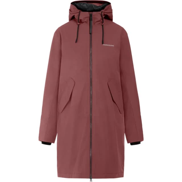 Womens parka Didriksons Fia Orange Female 36