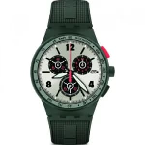 Mens Swatch Chrono Plastic Verdone Watch