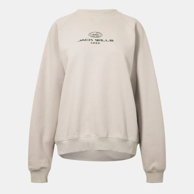 Jack Wills Oversized Graphic Crew - Green Green 6