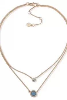 NK 16" DBL ROW INLAY Gold / Blue