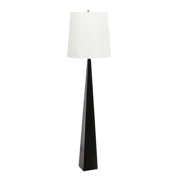 Ascent Floor Lamp with Tapered Shade, Black