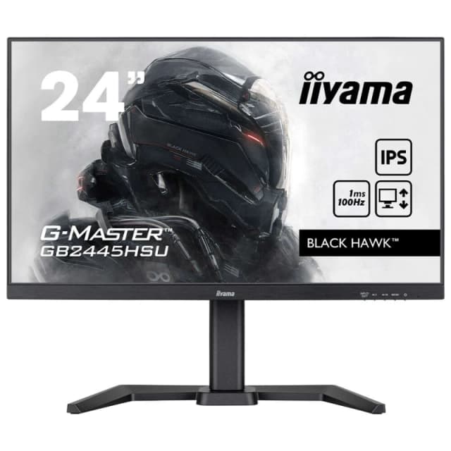 iiyama iiyama G-MASTER GB2445HSU-B2 LED display 60.5cm (23.8") 1920 x 1080 pixels Full HD Black GB2445HSU-B2