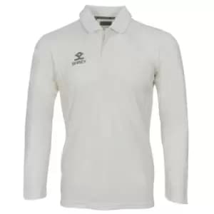 Shrey Performance Playing Shirt L/S Senior - White