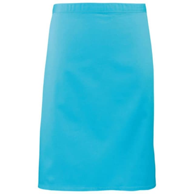 Premier Premier Colours Mid Length Apron in Turquoise Turquoise One Size Unisex 5063470681471