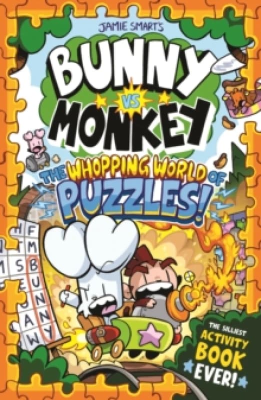 Bunny vs Monkey: The Whopping World of Puzzles (a Phoenix Comic Book, from the multi-million-selling creative genius Jamie Smart) Paperback / softback