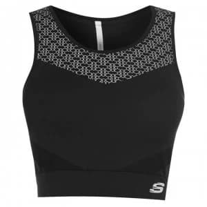 Skechers Crop Sports Bra - Black