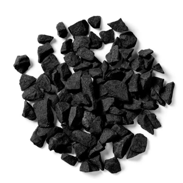 Buttercup Farm 10-20mm Black Stone Basalt Chippings - Aggregate Bulk Bag - 850 kilos Black Unisex